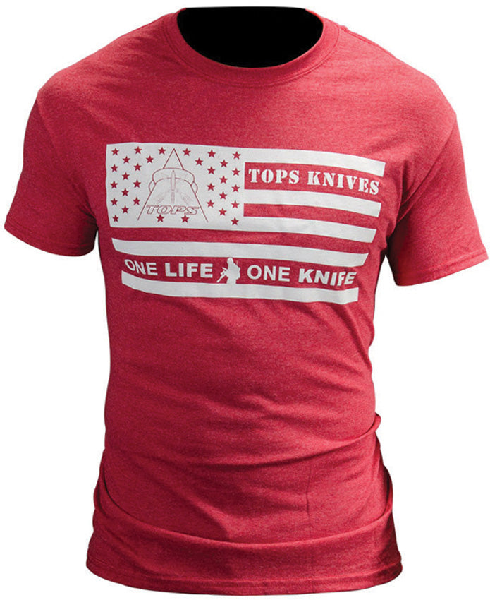 T-Shirt Flag Logo Red Medium_0