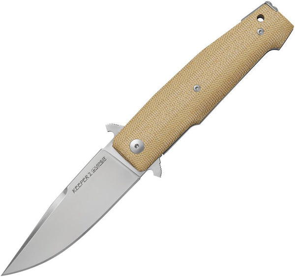 Viper Keeper 2 ASLS Lock Natural Canvas Micarta Stonewash Elmax