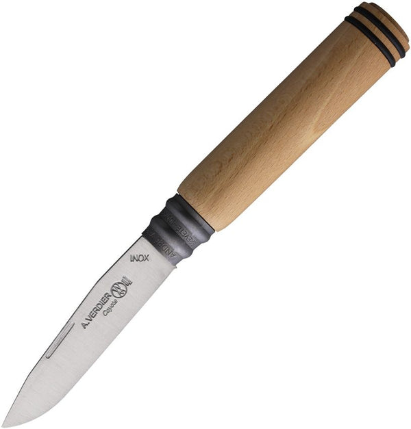 Andre Verdier Coyote Folder Beech Wood Satin Stainless