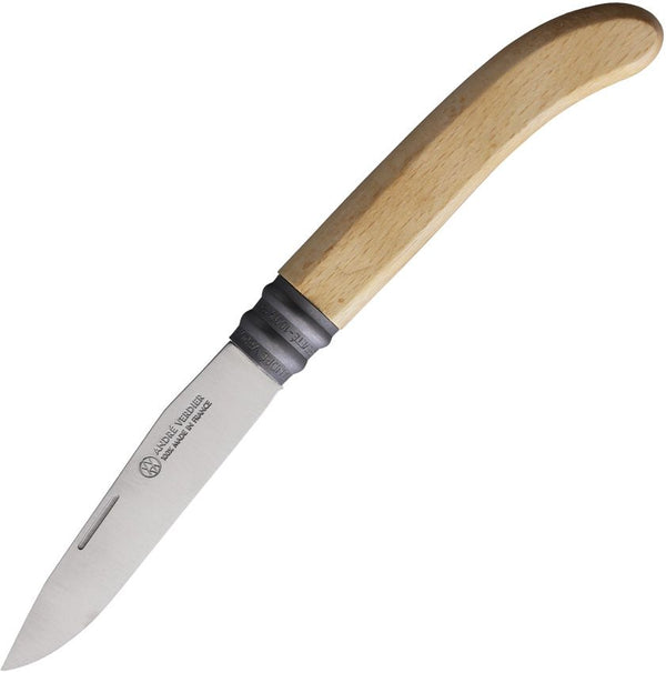 Andre Verdier L'ALPAGE Folder Beech Wood Satin Stainless