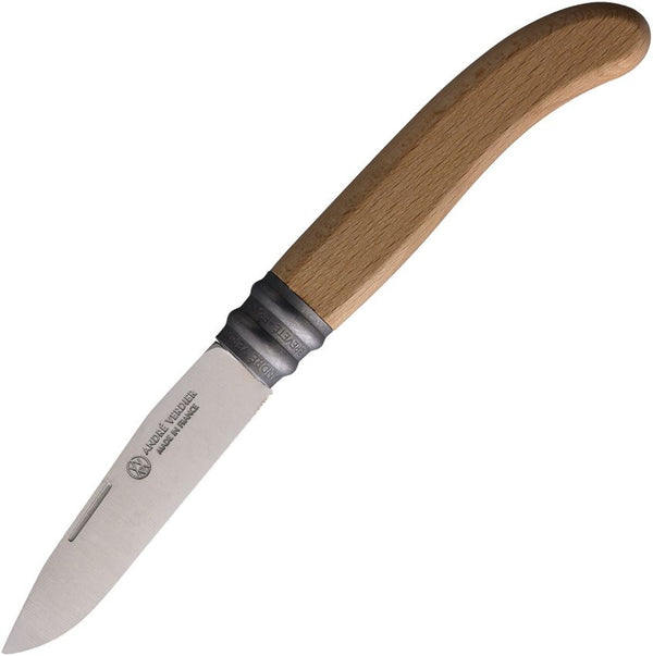 Andre Verdier L'ALPAGE Folder Beech Wood Satin Stainless