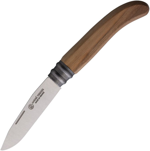 Andre Verdier L'ALPAGE Folder Walnut Wood Satin Stainless