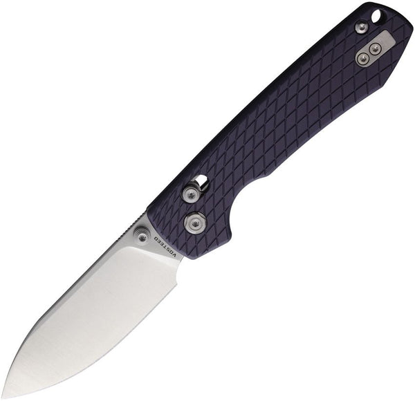 Vosteed Raccoon Crossbar Lock Purple Sculpted Aluminum Satin Nitro V