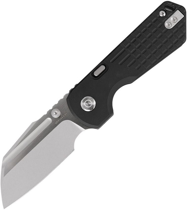 Vosteed Hedgehog Top Linerlock Black Aluminum Two Tone Sheepsfoot S35VN