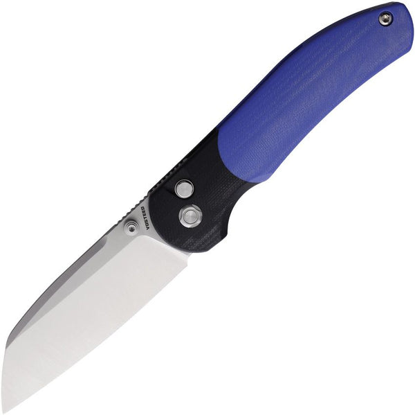 Vosteed Thornton Trek Lock Blue/Black G10 Satin Sheepsfoot 14C28N Sandvik