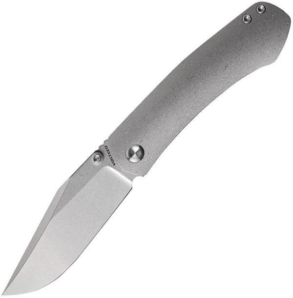 Vosteed Vallhund Framelock Gray Stonewash Titanium S35VN