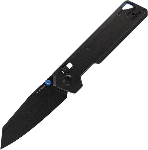 Vosteed Parallel Crossbar Lock Blackout SW Titanium Reverse Tanto 154CM