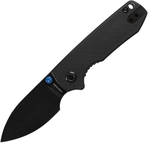 Vosteed Raccoon Cub A3601 Linerlock Blackout G10 Stonewash 14C28N Sandvik