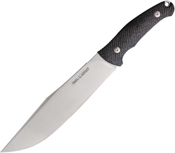 Viper Trail Fixed Blade Carbon Fiber Satin Bohler N690