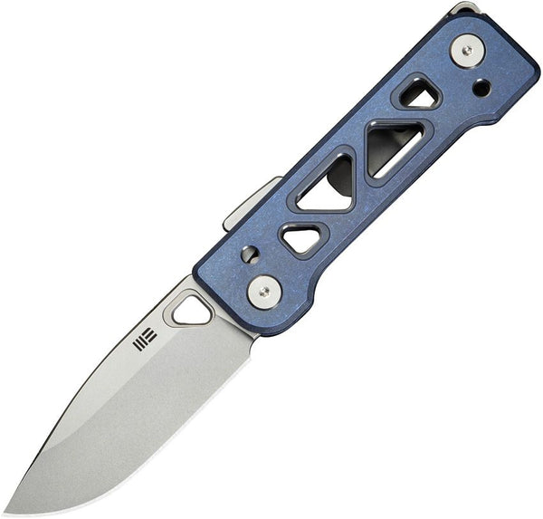 We Knife Co Ltd Tyro Superlock Blue Titanium Stonewash CPM-20CV