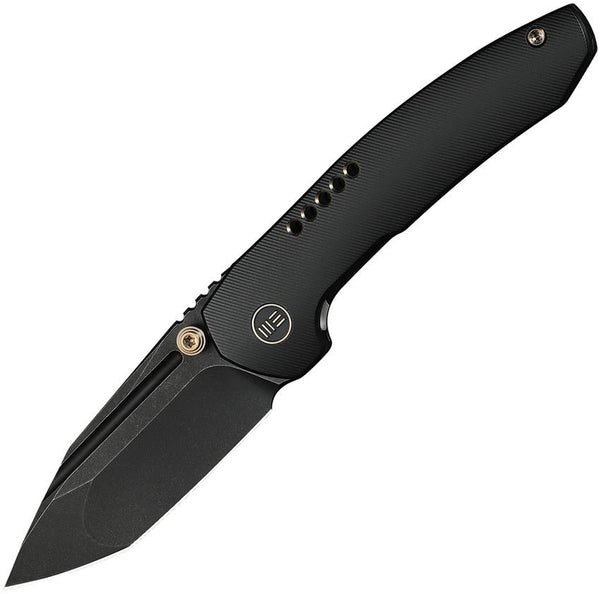 We Knife Co Ltd Micro Trogon Framelock Blackout Titanium Stonewash Bohler M390