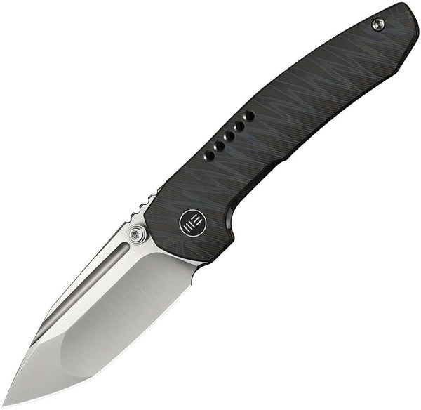 We Knife Co Ltd Micro Trogon Framelock Flame Anodized Titanium Satin Bohler M390