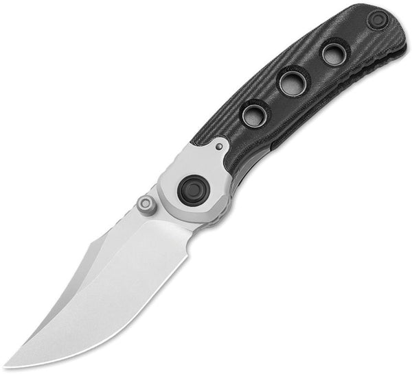 Kizer Cutlery Pioneer Linerlock Black Micarta Stonewash Nitro V