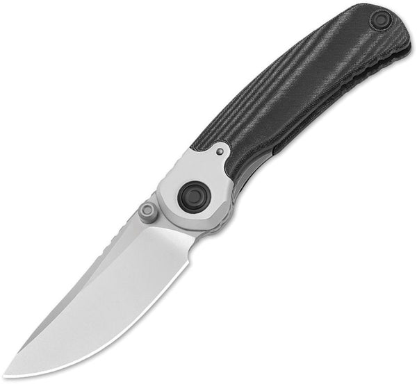 Kizer Cutlery Pioneer Linerlock Black Micarta Stonewash S35VN