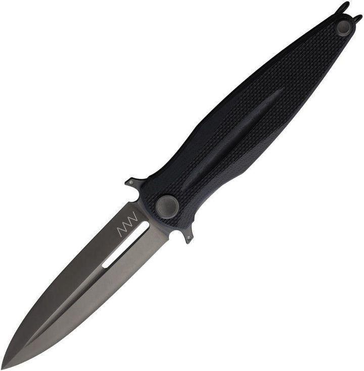 Acta Non Verba Knives Z400 Linerlock Blackout G10 DLC Coated Sleipner - Knives.mx