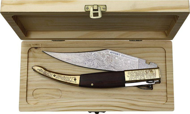 Aitor 50th Anniversary Folder Damascus - Knives.mx