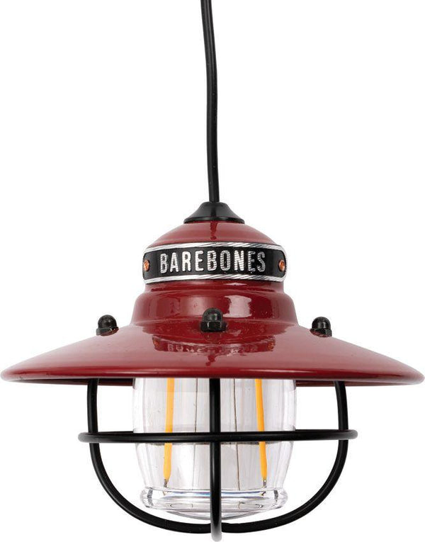 Barebones Living Edison Pendant Light Red - Knives.mx