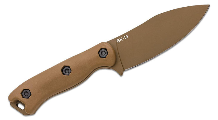 Becker Nessmuk Fixed Blade Tan Ultramid 1095 Cro-Van - Knives.mx