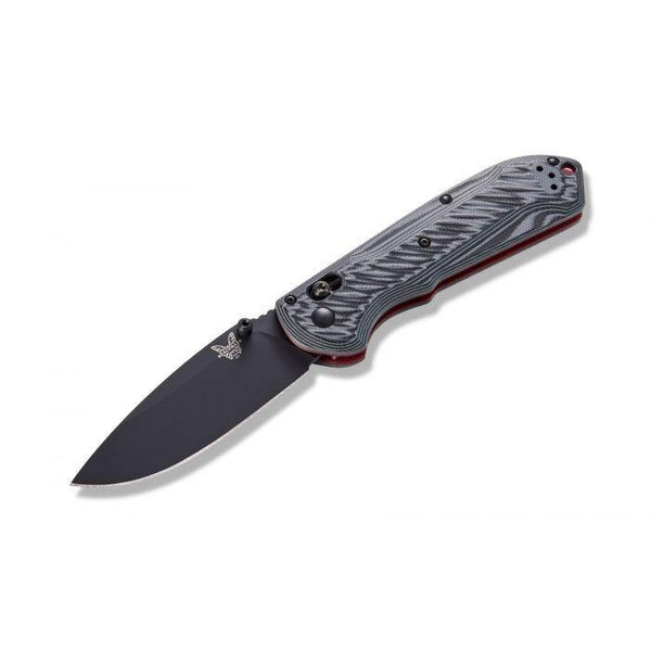 Benchmade Freek Warm Gray and Black G10 Coated Drop Point CPM-M4 - Knives.mx