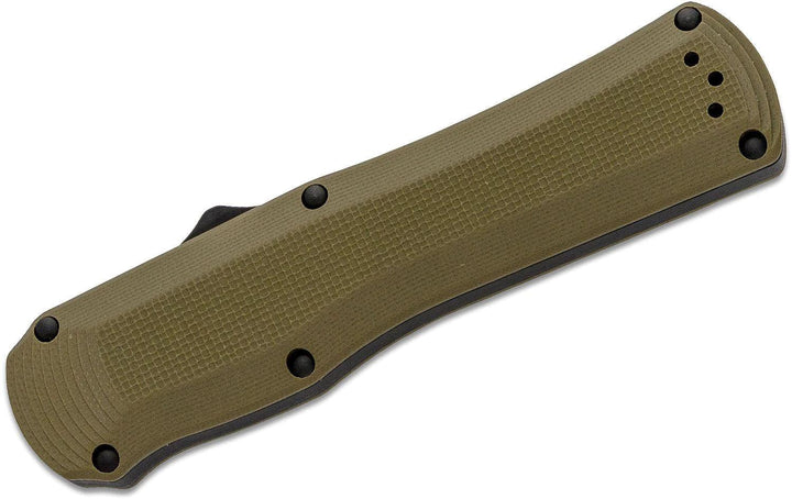 Benchmade OTF Autocrat Olive Drab G10 Plain Double Edge Dagger Coated CPM-S30V - Knives.mx