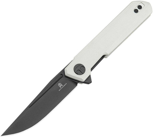 Bestech Knives Mini Dundee Linerlock White G10 Gray PVD Coated D2 - Knives.mx