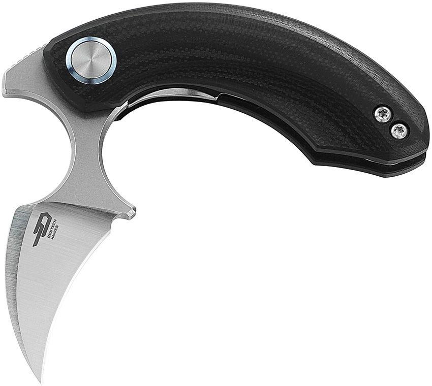 Bestech Knives Strelit Linerlock Black G10 Stonewash & Satin MagnaCut - Knives.mx