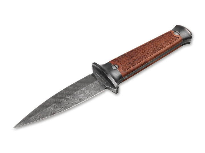 Boker Boot Dagger Rosewood Damascus - Knives.mx