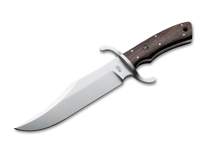 Boker Bowie Oak Wood Satin Bohler N690 - Knives.mx