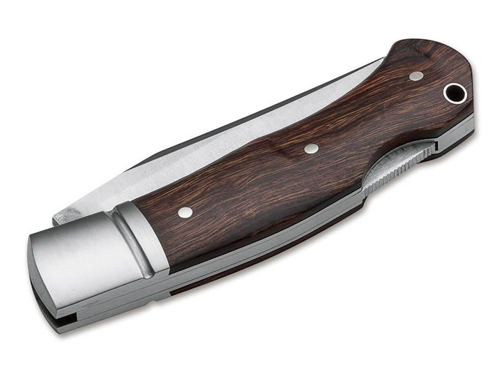 Boker Boxer Lockback Desert Ironwood Satin Bohler N690 - Knives.mx