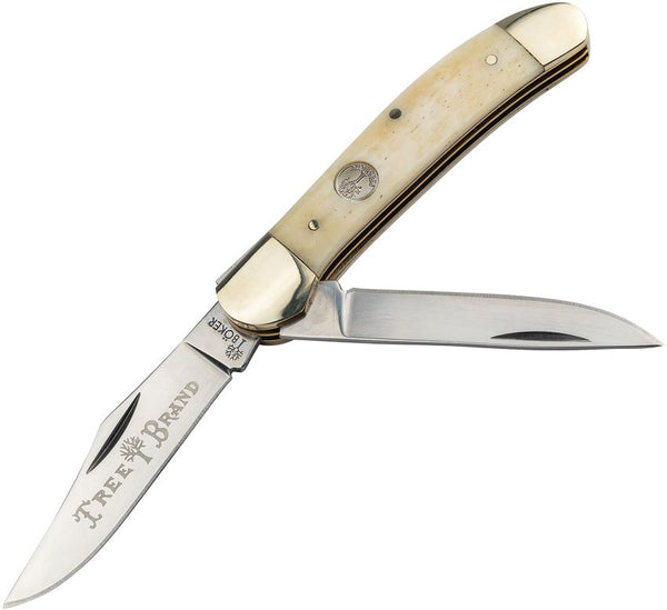 Boker Copperhead White Bone Satin D2 - Knives.mx