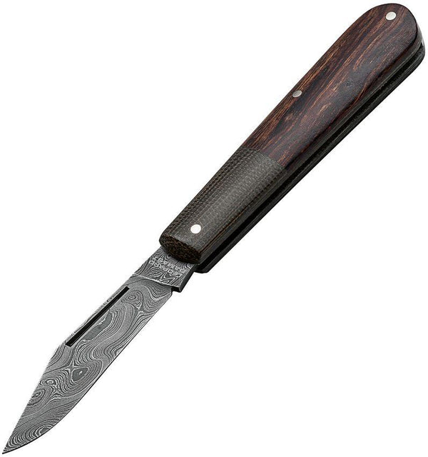 Boker Leopard Barlow Slipjoint Desert Ironwood/Micarta Damascus - Knives.mx