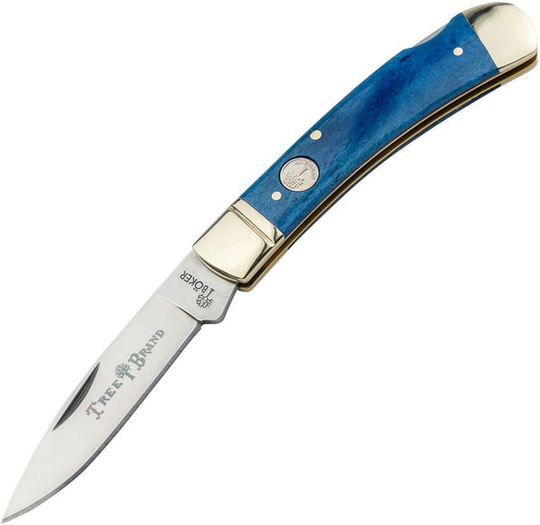 Boker Lockback Dark Blue Smooth Bone D2 - Knives.mx