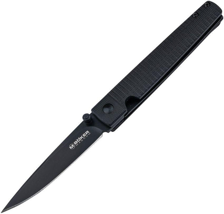 Boker Magnum Equalizer Linerlock Blackout G10 Coated 440A - Knives.mx