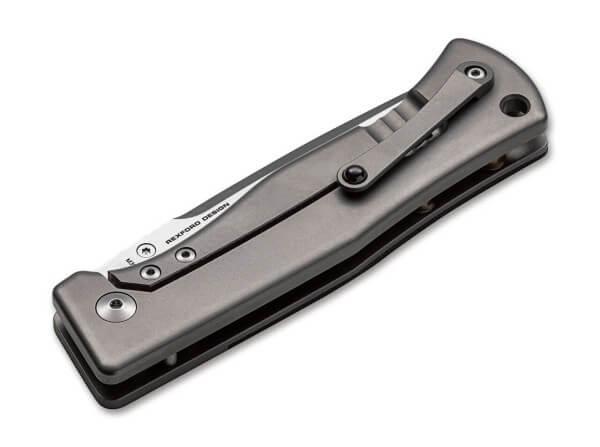 Boker Plus Collection 2021 Limited Edition Framelock Carbon fiber w Stainless Satin Back Bohler M390 - Knives.mx