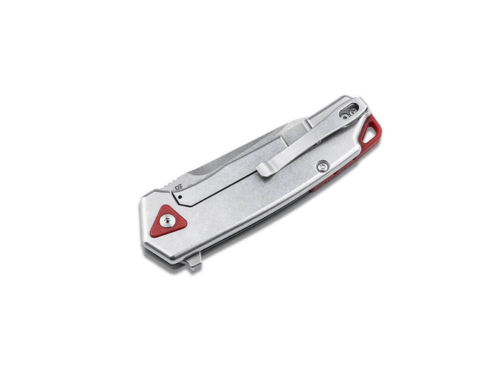 Boker Plus Gemtek Framelock Grey G10 Stonewash D2 - Knives.mx