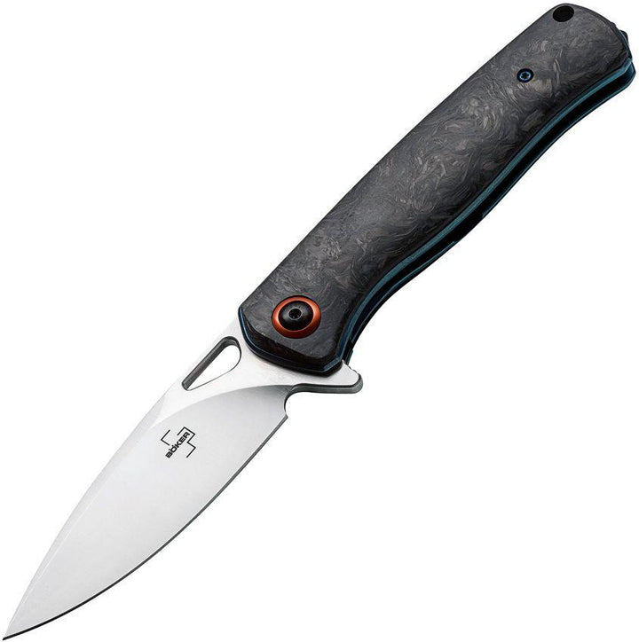 Boker Plus Nebula Linerlock Marbled Carbon Fiber Satin D2 - Knives.mx