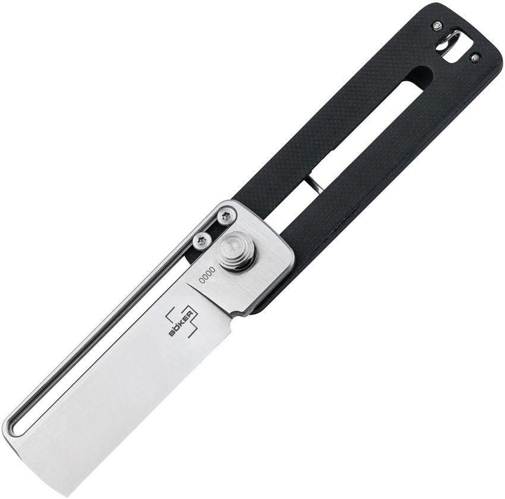 Boker Plus S-Rail Slide Lock Black G10 Satin D2 - Knives.mx