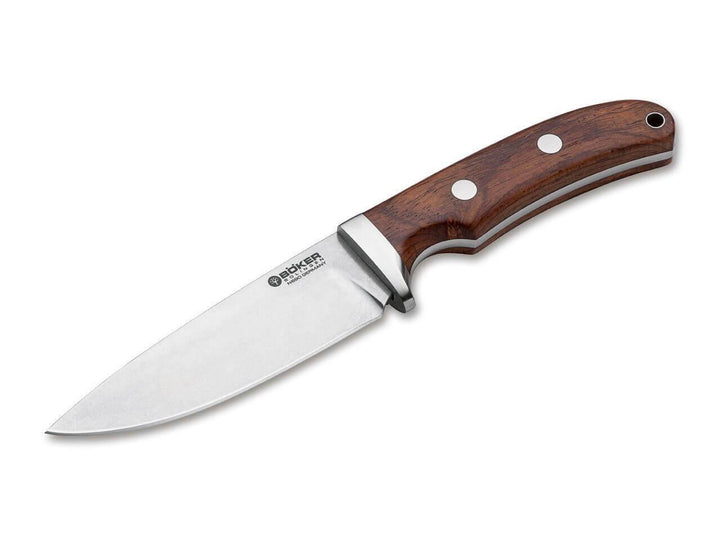 Boker Savannah Fixed Blade Cocobolo Wood Stonewash N690 - Knives.mx