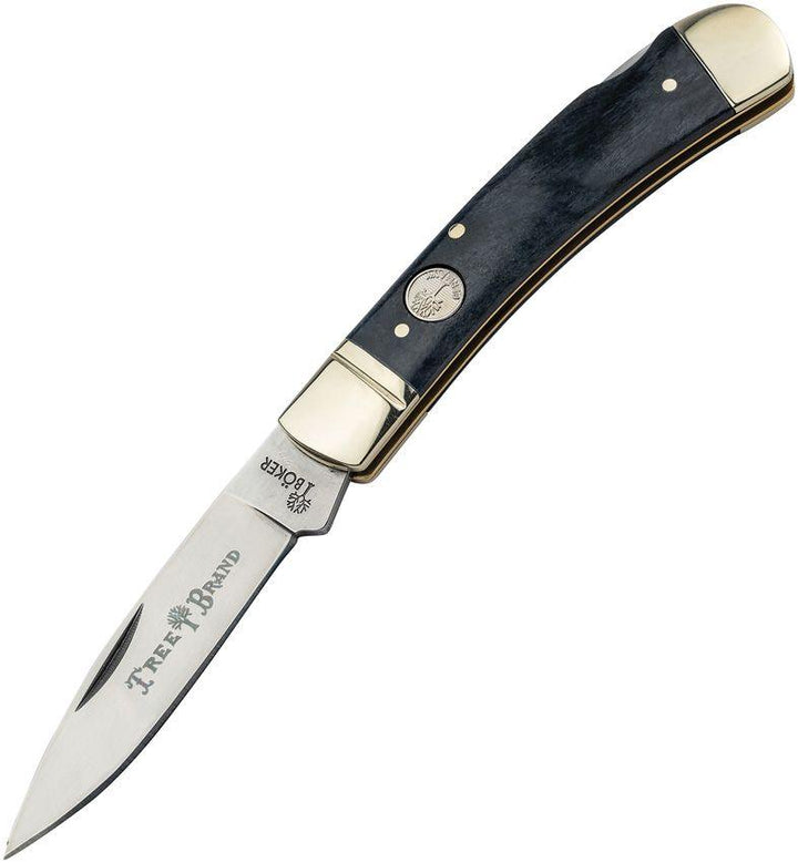 Boker Tree Brand Lockback Gray Smooth Bone Mirror D2 - Knives.mx