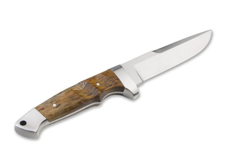 Boker Vollintegral 2.0 Fixed Blade Curly Birch Wood Satin 440C - Knives.mx