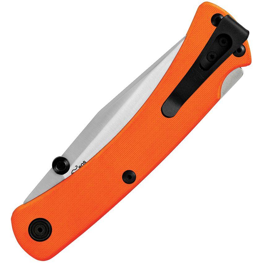 Buck 110 Slim Pro TRX Lockback Orange G10 Satin Clip Point CPM S30V - Knives.mx