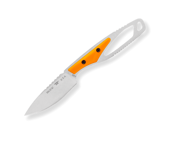 Buck 635 Paklite 2.0 Cape Select Orange GFN Drop Point 420HC - Knives.mx