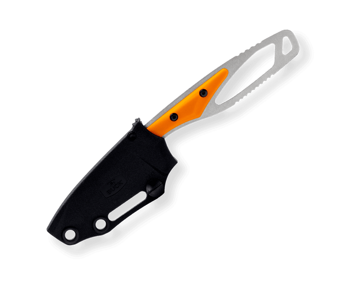 Buck 635 Paklite 2.0 Cape Select Orange GFN Drop Point 420HC - Knives.mx