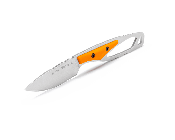 Buck 635 Paklite 2.0 Cape Select Orange GFN Drop Point 420HC - Knives.mx