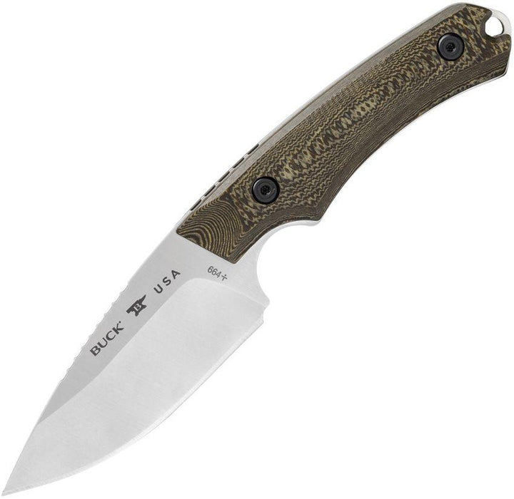 Buck Alpha Hunter Richlite Satin Drop Point S35VN - Knives.mx