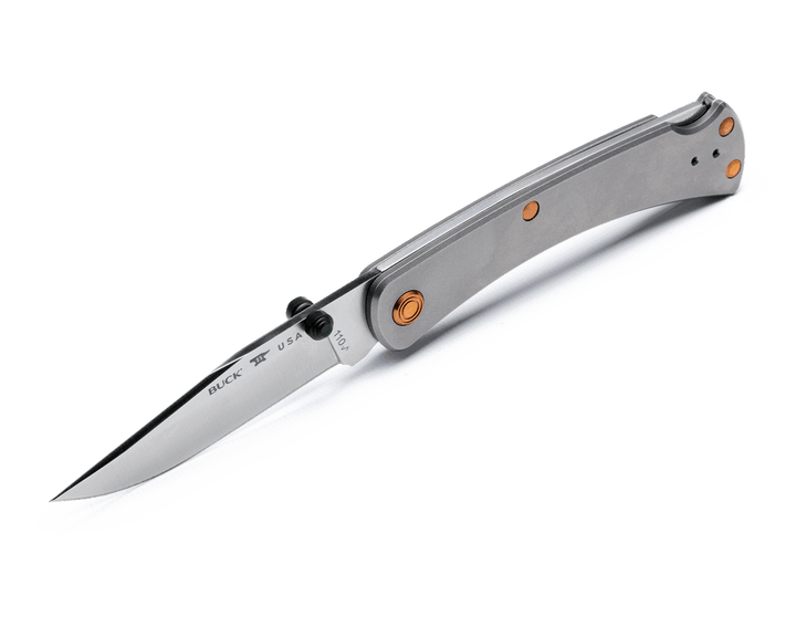 Buck Slim Pro TRX Lockback Limited Edition 2023 Bead Blast Titanium Satin S45VN - Knives.mx