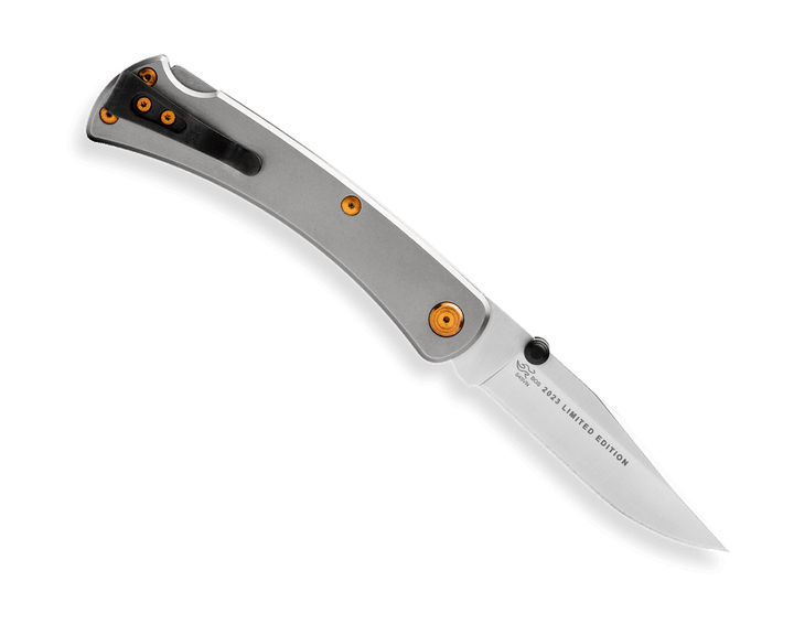 Buck Slim Pro TRX Lockback Limited Edition 2023 Bead Blast Titanium Satin S45VN - Knives.mx