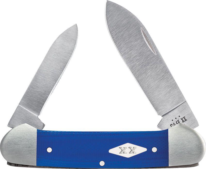 Case Cutlery Canoe Blue G10 Satin Stainless - Knives.mx