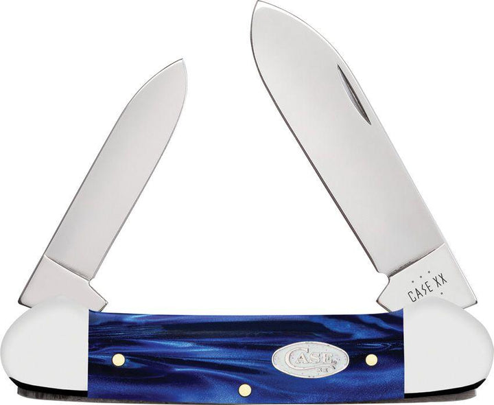 Case Cutlery Canoe Blue Pearl Kirinite Mirror Stainless - Knives.mx