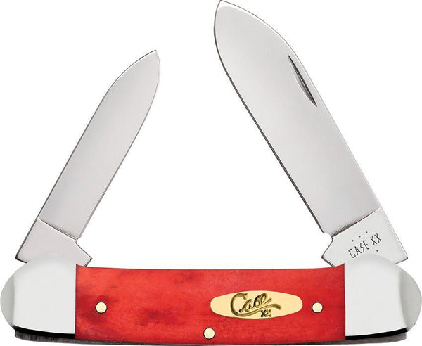 Case Cutlery Canoe Dark Red Bone - Knives.mx